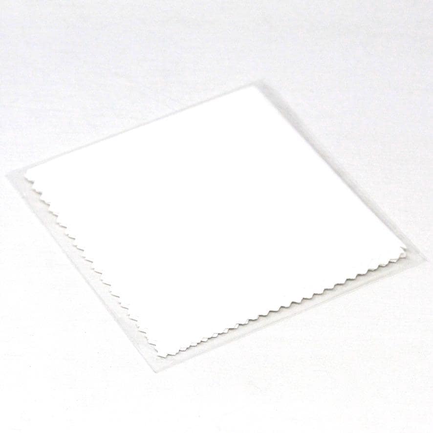 Polishing Cloth - 8 x 8 Inch Treated Nontoxic Jewelry Cleaning Cloth for Silver, Gold, Platinum, Gold Filled Jewelry - MJV Gold Logo