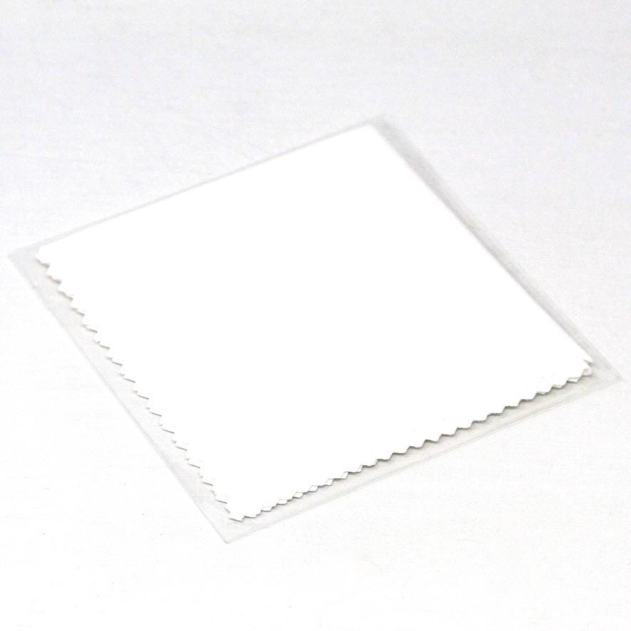 Polishing Cloth - 8 x 8 Inch Treated Nontoxic Jewelry Cleaning Cloth for Silver, Gold, Platinum, Gold Filled Jewelry - MJV Gold Logo