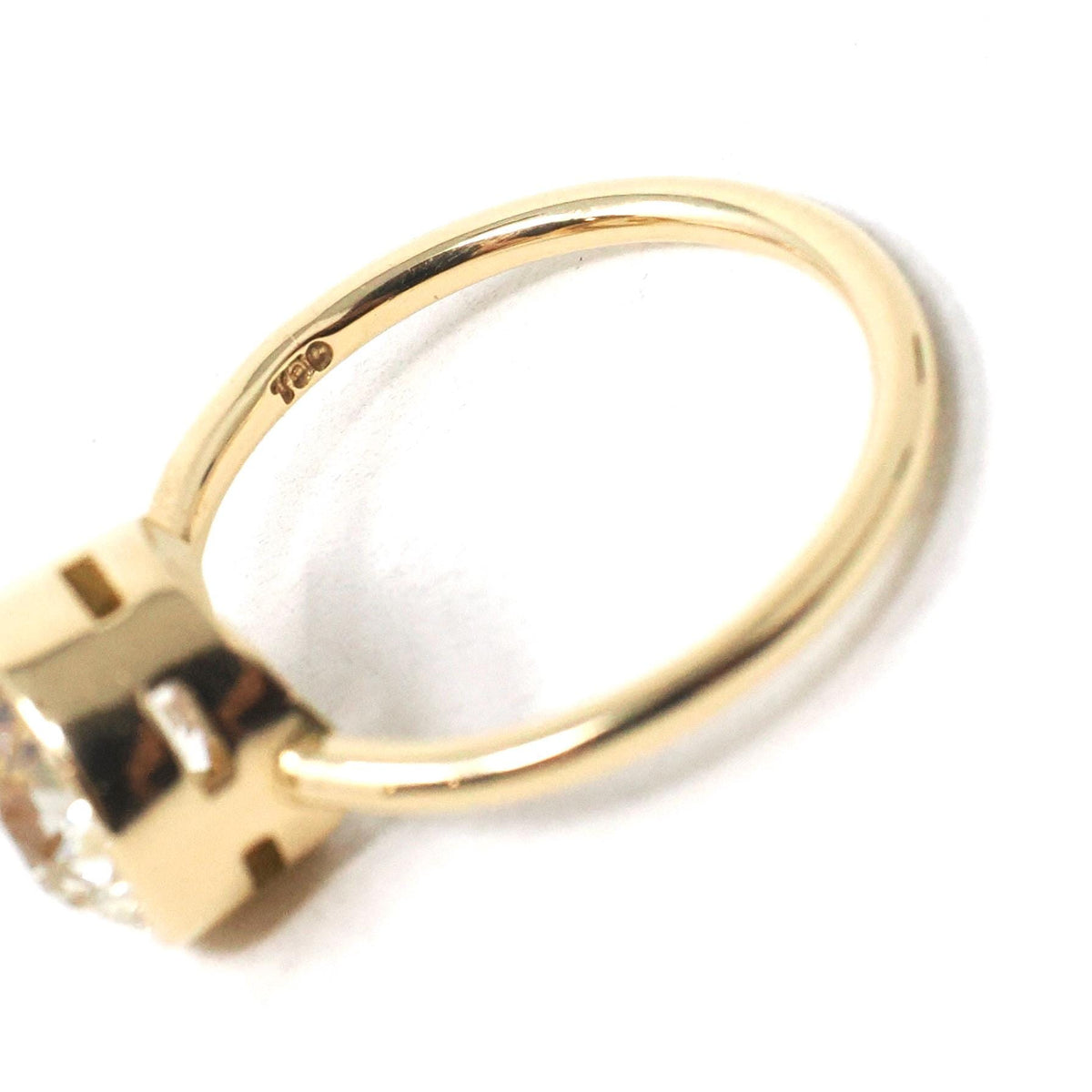 Antique 2.71 ct Old European Cut Diamond Engagement Ring - 18k Yellow Gold Bezel Set Vintage Solitaire - Modern Size 6 1/2 Fine Jewelry