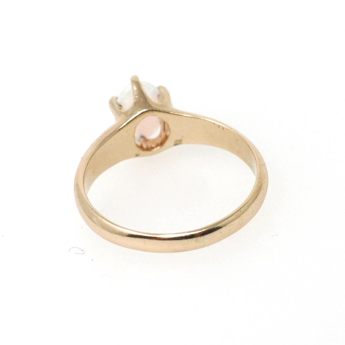 Antique Opal Ring - Edwardian 10k Yellow Gold Cabochon .46 CT Gemstone - Circa 1910s Era Size 5.75 October Birthstone Solitaire Fine Jewelry