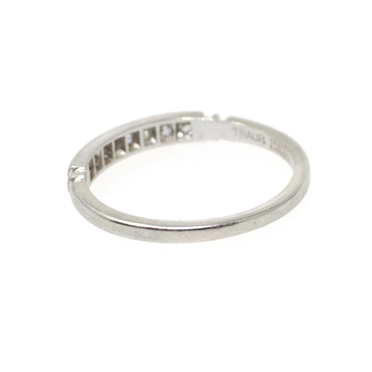 Vintage Diamond Band - Art Deco Platinum .20 CTW Bead Set Wedding Ring - Dated 5-31-1935 Era Size 6 Stacking Fine Bridal Jewelry