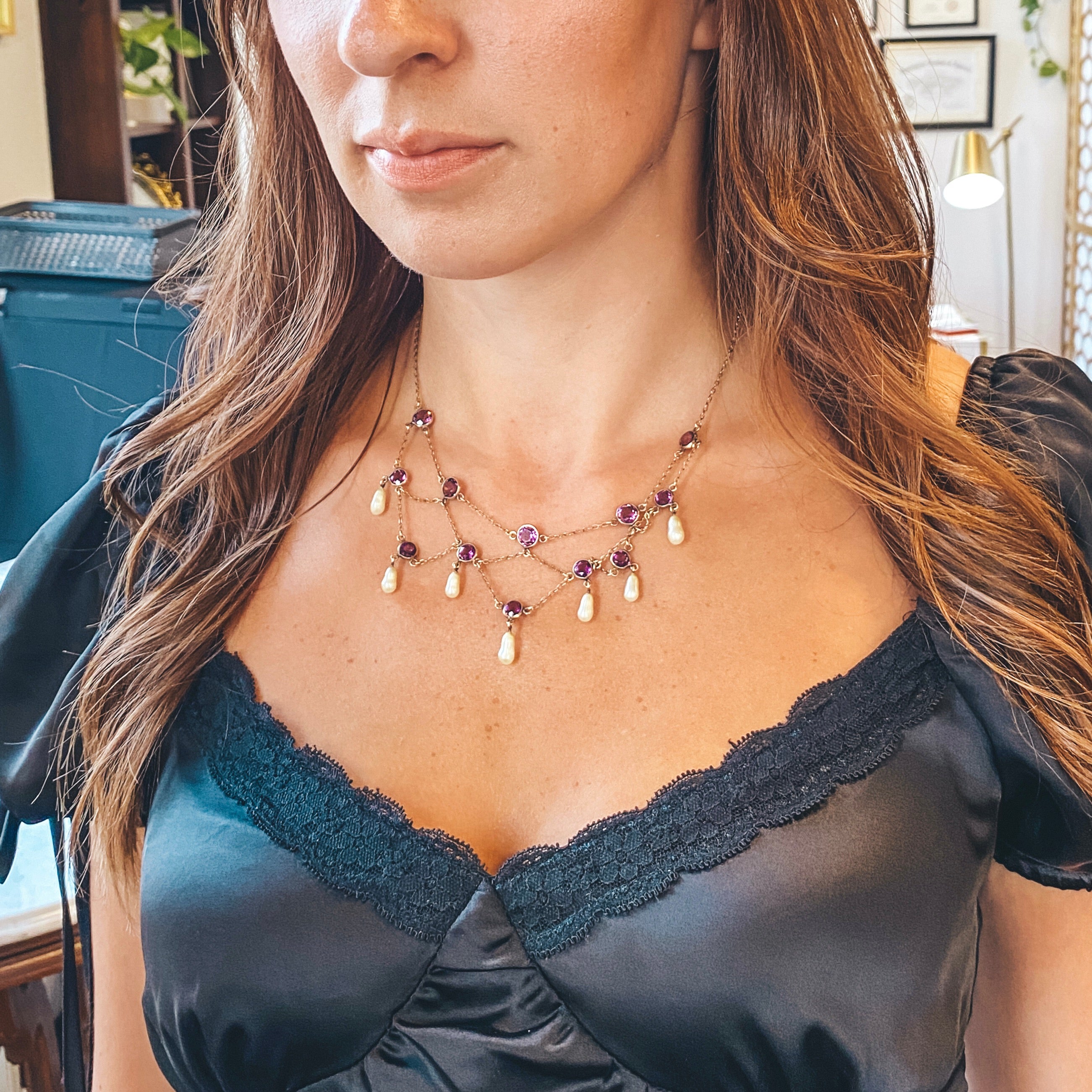 necklace to wear with v neck dress What Works Best a V-Neck Dress? Love wearing V Neck dresses?