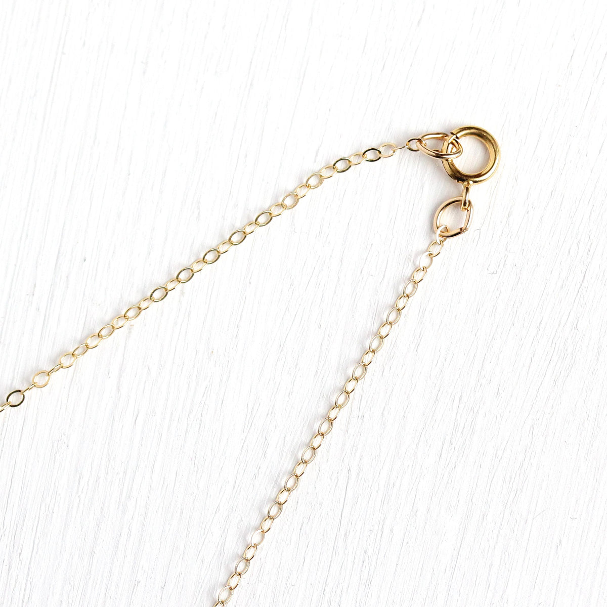 Gold Filled Chain - 18 Inch 14/20 Yellow GF Necklace - 1.5 mm Flat Dainty Cable Chain Spring Ring - Bright Finish Wholesale Jewelry Supply