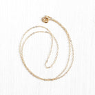 Gold Filled Chain - 18 Inch 14/20 Yellow GF Necklace - 1.5 mm Flat Dainty Cable Chain Spring Ring - Bright Finish Wholesale Jewelry Supply