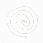 Sterling Silver Chain - 20 Inch Cable Link 1.1 mm Twenty Inch Polished 925 Silver - Dainty Brand New Necklace Spring Clasp Finished Supply