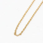 Gold Filled Chain - 20 Inch 14/20 GF Necklace - 1.3 mm Dainty Cable Neck Chain with Spring Ring - Bright Finish, Wholesale Jewelry Supply