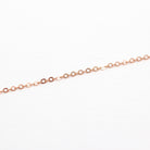 14k Rose Gold Filled Chain - 16 Inch 14/20 GF Necklace - 1.2 mm Flat Dainty Cable Chain Spring Ring Clasp - Pink GF 16" New Jewelry Supply