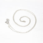 Sterling Silver Chain - 18 Inch Cable Link - 1 mm Eighteen Inch Polished .925 Silver New Necklace Spring Clasp Finished Jewelry Supply