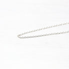 Sterling Silver Chain - 18 Inch Cable Link - 1 mm Eighteen Inch Polished .925 Silver New Necklace Spring Clasp Finished Jewelry Supply