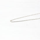 Sterling Silver Chain - 18 Inch Cable Link - 1 mm Eighteen Inch Polished .925 Silver New Necklace Spring Clasp Finished Jewelry Supply