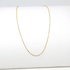 14k Yellow Gold Chain - Adjustable 18 to 17 to 16 Inch 1.3 mm Double Extendable Piatto Necklace - Polished Cable Link Fine Jewelry Supply