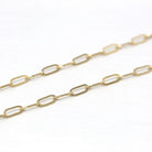 18 Inch Paperclip Chain - 14k Gold Filled Drawn Flat Bright Finish Necklace - 2.8 mm Spring Ring Clasp Layering Fashion Accessory Jewelry