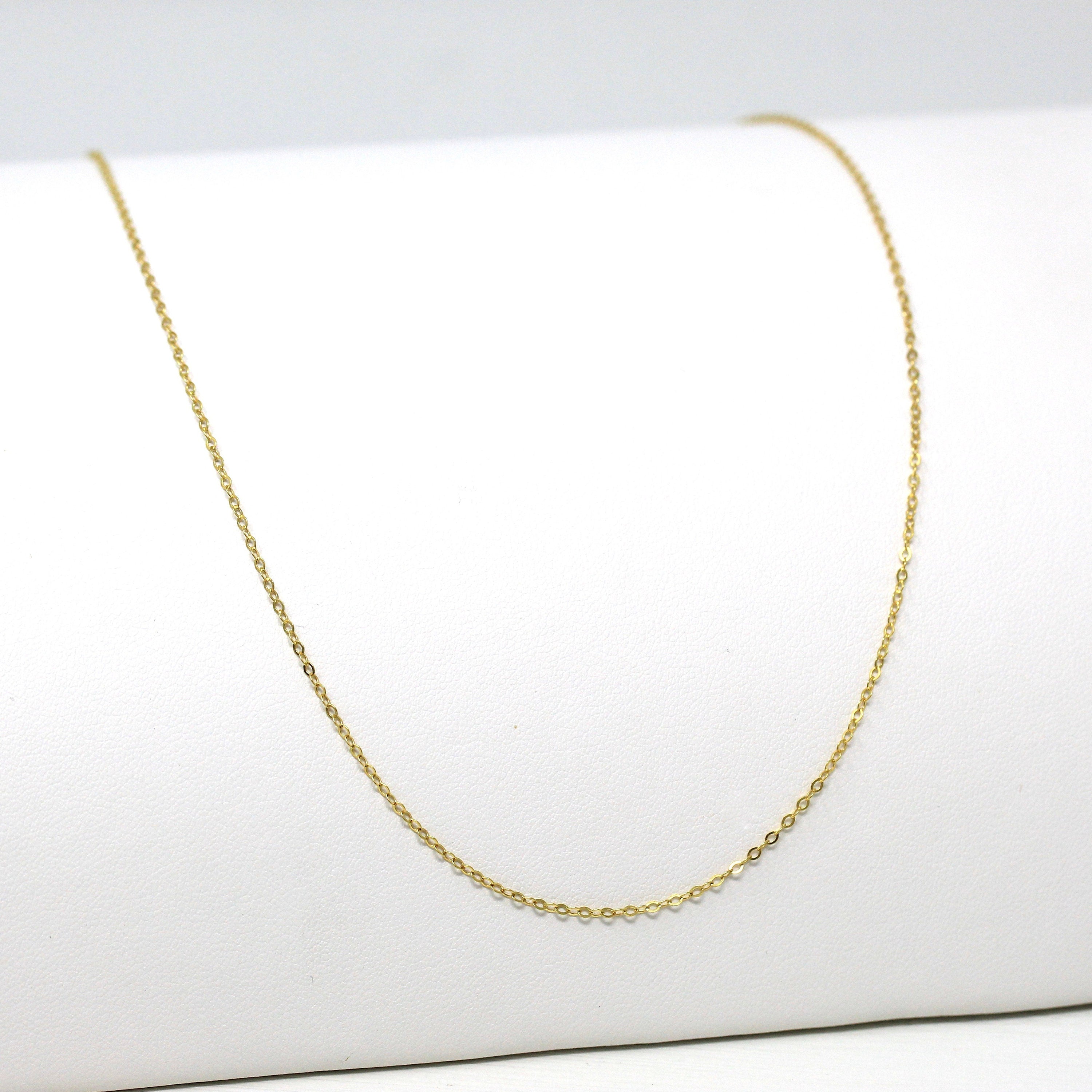 Gold Filled Chain - 24 Inch 14/20 GF Necklace - 1.3 mm Dainty