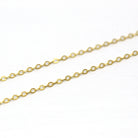 Gold Filled Chain - 24 Inch 14/20 GF Necklace - 1.3 mm Dainty Cable Neck Chain with Spring Ring - Bright Finish Wholesale New Jewelry Supply