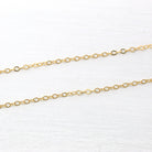 Gold Filled Chain - 16 Inch 14/20 GF Necklace - 1.2 mm Curb Neck Chain with Spring Ring - Bright Finish Brand New Wholesale Jewelry Supply