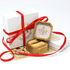 Retro Citrine Earrings - Vintage 22k Yellow Gold Pierced Push Back Dangle Dark Orange .67 CT Gems - Circa 1970s Era Fine Statement Jewelry