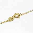 Antique Cross Necklace - Victorian Era 18k Gold Flower Leaf Crucifix Pendant - Circa 1890s Era Religious Faith Two Tone Pearl Fine Jewelry