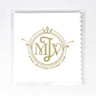 Polishing Cloth - 8 x 8 Inch Treated Nontoxic Jewelry Cleaning Cloth for Silver, Gold, Platinum, Gold Filled Jewelry - MJV Gold Logo