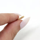 Vintage Baby Ring - 10k Yellow Gold Midi Charm Ring on Original Card - Circa 1940s Size 1/4 Shower New Mother Greetings Birth Fine Jewelry