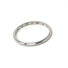Antique Wedding Band - Art Deco 18k White Gold Inscribed Ring - Vintage Engraved 1928 Size 6 1/2 Unisex Style 1920s Era Wedding Fine Jewelry