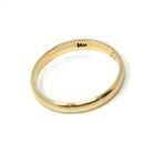 Vintage Inscribed Wedding Band - Art Deco 14k Yellow Gold Timeless Ring - Circa 1930s Size 9 1/4 Classic Simple Men's Unisex Fine Jewelry