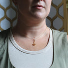 Antique Lavalier Necklace - Edwardian 10k Yellow Gold Genuine Diamond Gemstone Pendant Circa 1910s Rope Style Dainty Buttercup Fine Jewelry