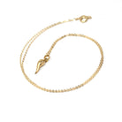 Italian Horn Charm - Retro 18k Yellow Gold Italy Cornicello Good Luck Pendant Necklace - Vintage Circa 1970s Ward Off Evil Amulet Jewelry