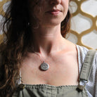 Fleur De Lis Locket - Antique Sterling Silver Locket Pendant Necklace - Edwardian Circa 1910s French Lily Statement Engraved Photos Jewelry