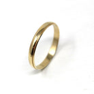 Vintage Wedding Band - Retro 10k Yellow Gold Milgrain Eternity Designs Ring - Circa 1990s Era Size 12 Stacking Unisex Bridal Fine Jewelry