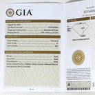 Marquise Brilliant Cut Diamond Ring - 14k Yellow Gold Genuine 1.26 cttw Vintage Diamond - Sz 7 Engagement Bridal Fine GIA Report Jewelry