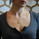 Vintage Cancer Charm - Retro Gold Filled Crab Astrological Sign Necklace Pendant - Circa 1970s Zodiac Celestial Water Element Jewelry