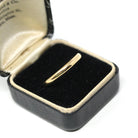 Retro Gold Wedding Ring - Vintage Circa 1940s 14k Yellow Gold 3.0 MM Plain Band - Retro Era Size 11 Unisex Stacking Fine Bristol Jewelry