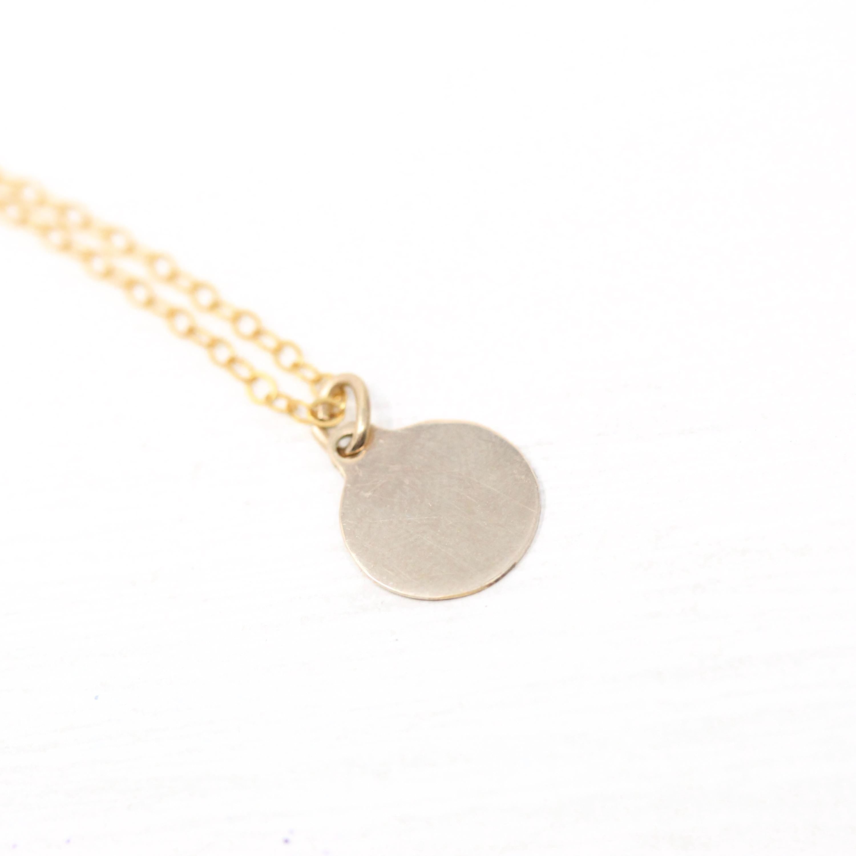 Vintage Capricorn Charm - Retro 14k Yellow Gold Sea Goat Astrological Sign Necklace Pendant - Circa 1970s Era Zodiac Earth Element Jewelry