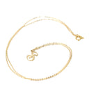 Letter "S" Charm - Estate 10k Yellow Gold Single Cursive Initial Necklace Pendant - Vintage Circa 1990s Era Petite Dainty Fine 90s Jewelry