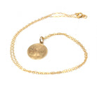 Estate Leo Pendant - Modern 14k Yellow Gold Lion Astrological Sign Charm Pendant - Circa 1990s Era Zodiac Celestial Fire Element 90s Jewelry