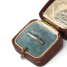 Antique Wedding Band - Edwardian Platinum over 18k Yellow Gold Eternity Wheat Ring - Circa 1900s Era Size 5 Wedding Bridal Fine Jewelry