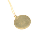 Vintage Gemini Pendant - Retro 14k Yellow Gold Twin Astrological Sign Necklace - Circa 1970s Era Zodiac Celestial Air Element Fine Jewelry