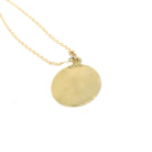 Estate Capricorn Charm - Modern 14k Yellow Gold Sea Goat Astrological Sign Necklace - Circa 2000's Zodiac Celestial Earth Element Jewelry