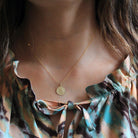 Vintage Gemini Charm - Retro 14k Yellow Gold Twin Astrological Sign Pendant - Circa 1970s Era Zodiac Celestial Air Element Fine 70s Jewelry