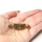 Edwardian "REGARD" Brooch - Antique English 9k Yellow Gold Pin - Circa 1910s Rare Memento Sentimental Romantic Acrostic Fine Regard Jewelry