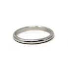 Platinum Wedding Band - Mid Century 2 mm Half Round Classic Bridal Ring - Vintage Size 5 Heirloom Fine Stacking Mid Century Jewelry