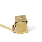 Jack-in-the Box-Charm - Vintage 14k Yellow Gold Moveable 3-D Pendant Necklace - Retro Circa 1960s Era Music Box Figural Pop Up Fine Jewelry