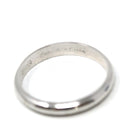 Mid Century Wedding Band - Vintage 14k White Gold Plain Stacking Ring - Circa 1950s Size 5 Partner Ring Paired Set 50's Bridal Fine Jewelry