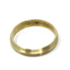 Vintage Baby Band - Retro 10k Yellow Gold Pinky Midi Charm Ring - Circa 1940s Era Size 1 Children's Baby Shower New Mother Gift Fine Jewelry