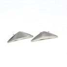 Hans Hensen Earrings - Vintage Sterling Silver Boomerang Non- Pierced Style Clip Backs - Vintage Circa 1930s Era Bold Statement 30s Jewelry