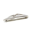 Amoeba Collectible Brooch - Art Deco Sterling Silver Organic Shape Cutout Pin - Copenhagen DK - Dated 1945 Era Georg Jensen Danish Jewelry