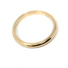 Milgrain Wedding Band - Modern 14k Yellow Gold Engraved "JD to RR 5-18-88" Ring - Estate 1988 Size 8 1/2 Men's Unisex Stacking Fine Jewelry