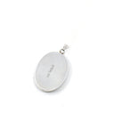 Morpho Butterfly Pendant - Mid Century Sterling Silver Blue Wing Necklace - Vintage Circa 50s Era Tropical Palm Tree Beach Souvenir Jewelry