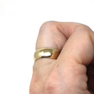 Vintage Diamond Band - Modern 9k Yellow Gold Natural Diamond Diagonal Statement - Size 5 3/4 Circa 1990s Fine Unisex Stacking Bridal Jewelry