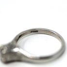 Vintage Engagement Ring - Art Deco Platinum Natural Genuine Diamond Wedding - Antique Circa 1920s Size 5 3/4 Bridal Filigree Fine Jewelry